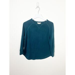 Sweet Romeo Teal Crew Neck Sweater Size Small